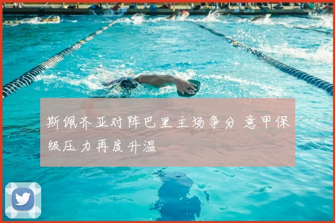 斯佩齐亚对阵巴里主场争分 意甲保级压力再度升温